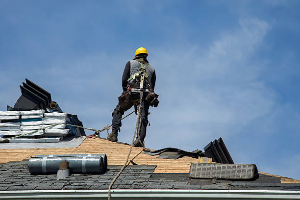 Professional Flat Roof Repair technician working in Thomson, GA